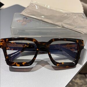 NWT Visoone Square Blue Light Blocking with Anti Glare Computer Glasses